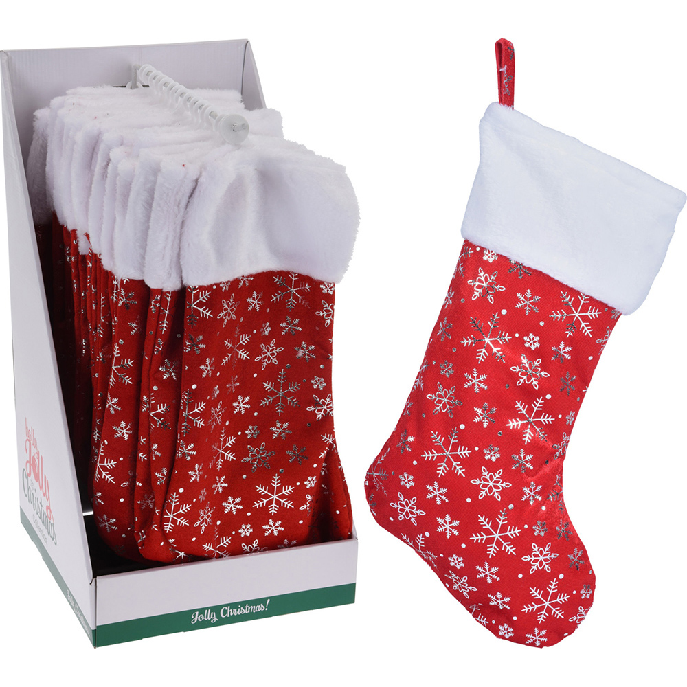 snowflake-christmas-stocking-red-42cm