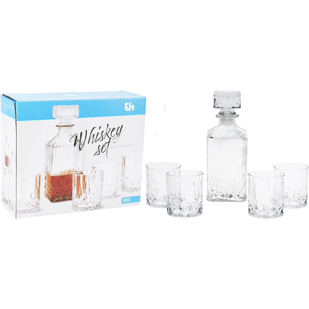 atmosfera-glass-whiskey-decanter-set-with-4-glasses