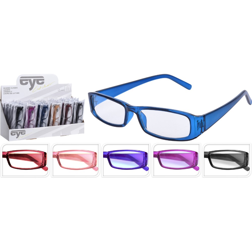 reading-glasses-in-case-pouch-transparent-design-5-assorted-colours