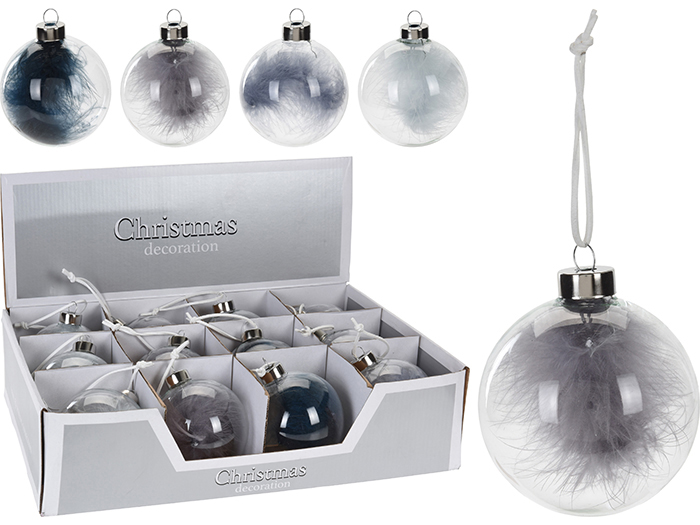 glass-bauble-with-feather-8cm-4-assorted-colours