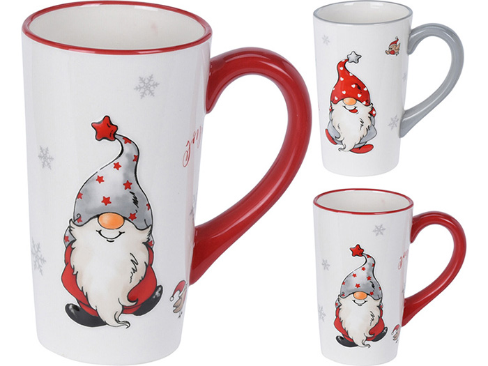 christmas-gnome-design-mug-15cm-2-assorted-colours