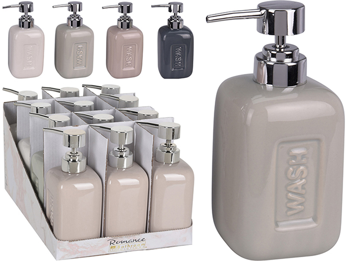 stoneware-liquid-soap-dispenser-370ml-4-assorted-colours