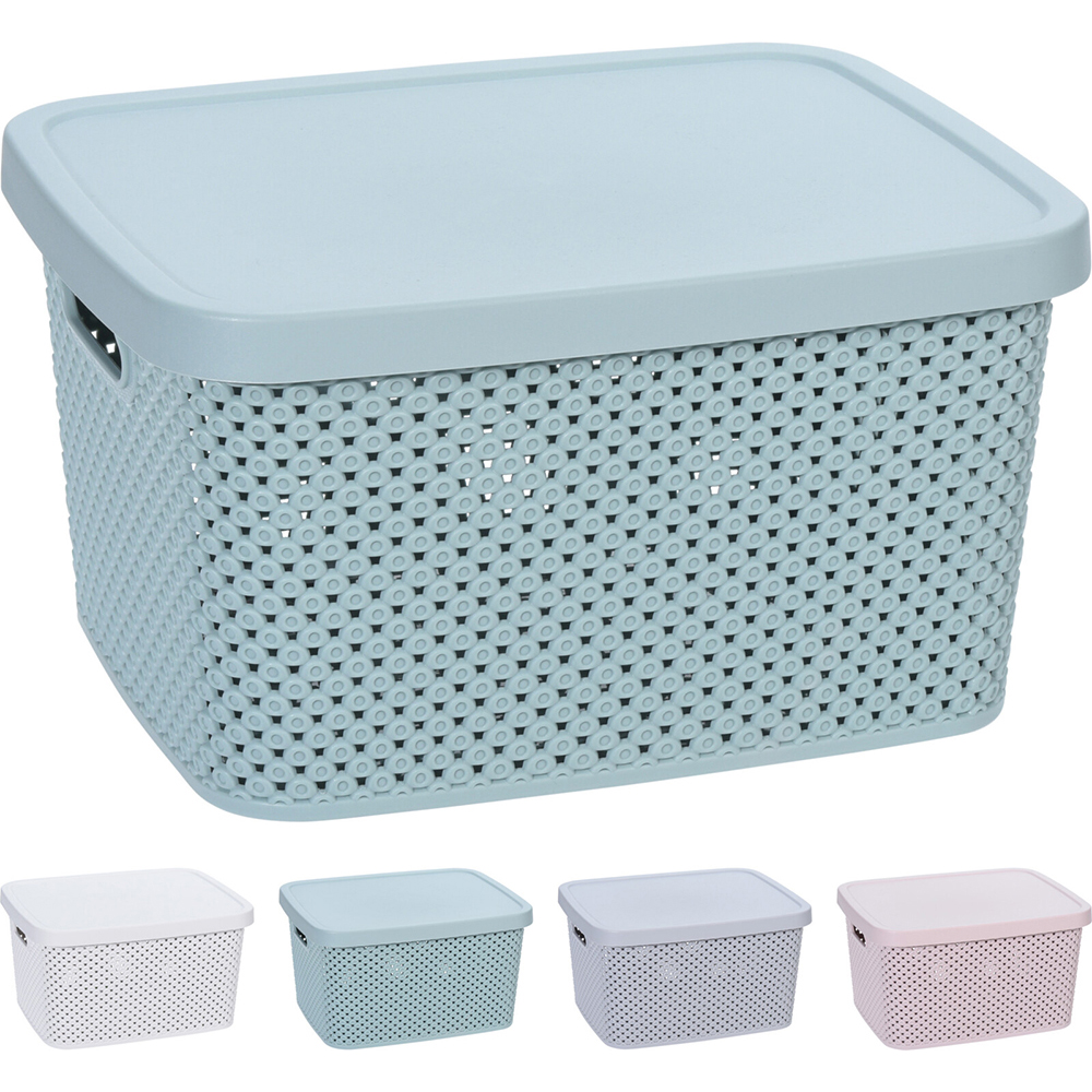 trellis-design-plastic-perforated-storage-box-with-lid-4-assorted-colours-27cm-x-27cm-x-15cm