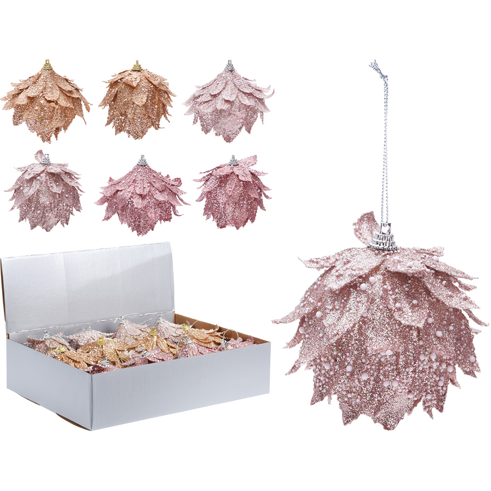 leaf-design-foam-christmas-ball-8cm-6-assorted-colours