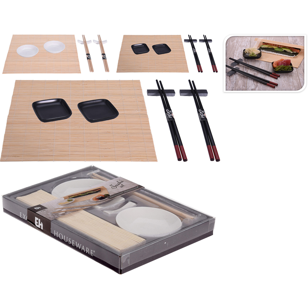 excellent-houseware-sushi-set-10cm-x-25cm-2-assorted-colours