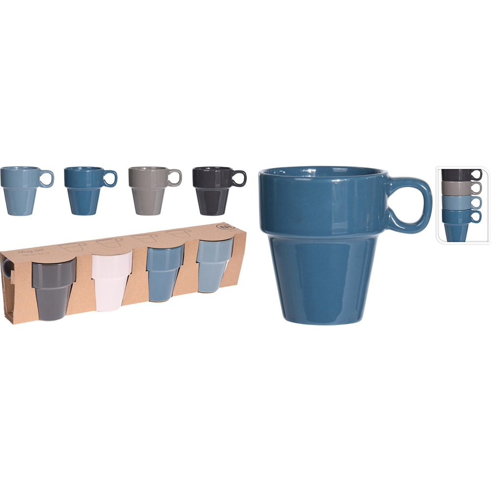 excellent-houseware-ceramic-coffee-mug-set-of-4-multi-coloured-pieces-180-ml