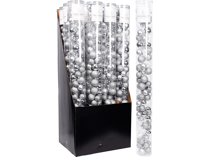 christmas-plastic-baubles-silver-pack-of-100-pieces-assorted