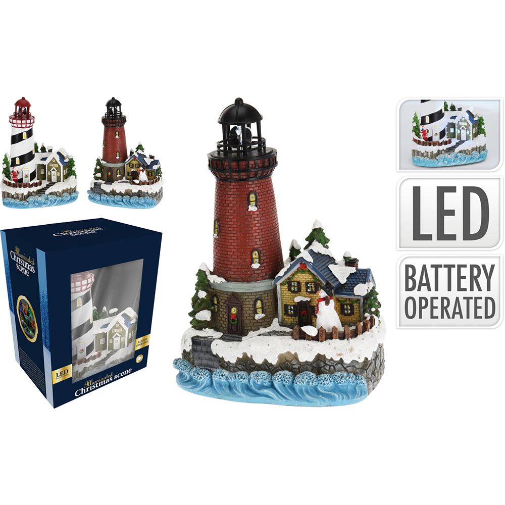 christmas-lighthouse-with-house-led-28cm-2-assorted-colours