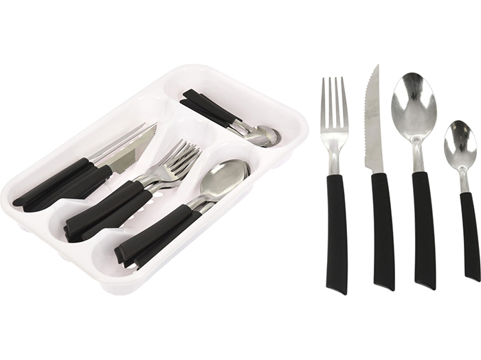 stainless-steel-and-abs-handle-cutlery-set-with-tray-set-of-25-pieces