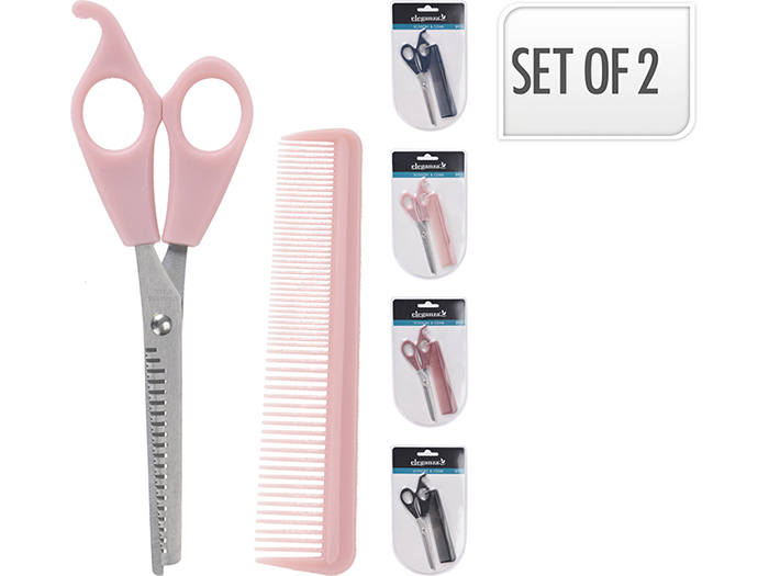 hair-scissors-comb-set-of-2-pieces-4-assorted-colours