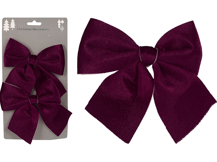 christmas-velvet-bow-burgundy-red-set-of-2-pieces