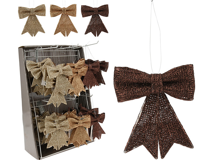 glittered-ribbon-bow-decoration-9cm-3-assorted-colours