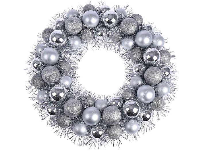 christmas-bauble-wreath-with-tinsel-silver-56-pieces-39cm
