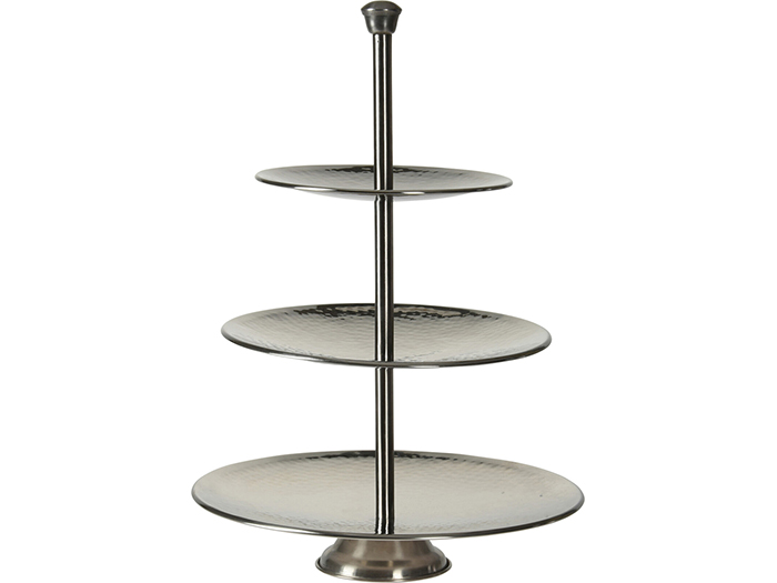 hammered-effect-stainless-steel-3-tier-food-stand