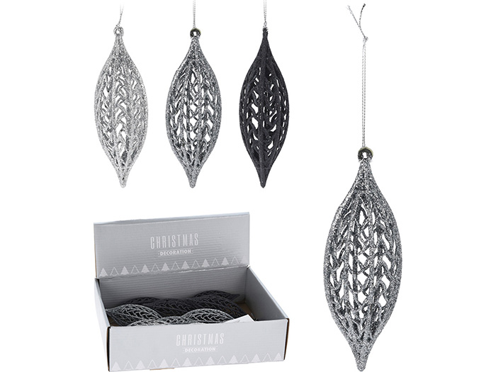 christmas-icicle-shaped-bauble-decoration-13cm-3-assorted-colours