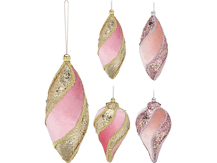 christmas-drop-shaped-bauble-pink-16cm-4-assorted-designs