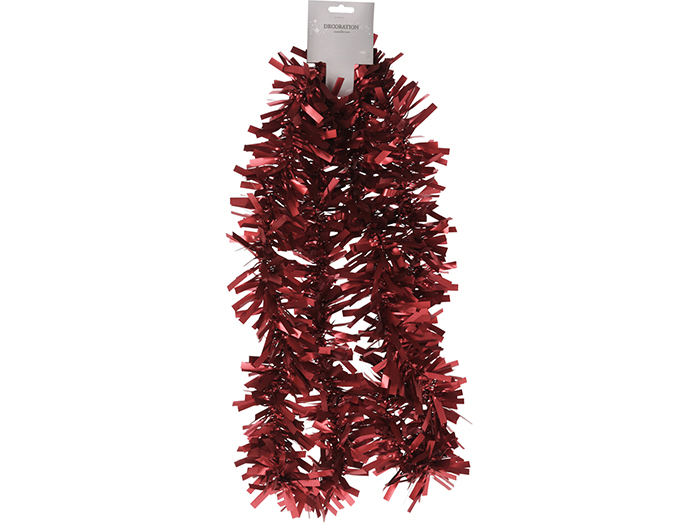 garland-chunky-matt-red-180cm