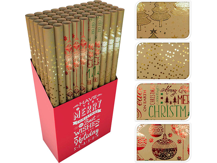 christmas-brown-gift-wrapping-paper-70cm-x-200cm-4-assorted-designs