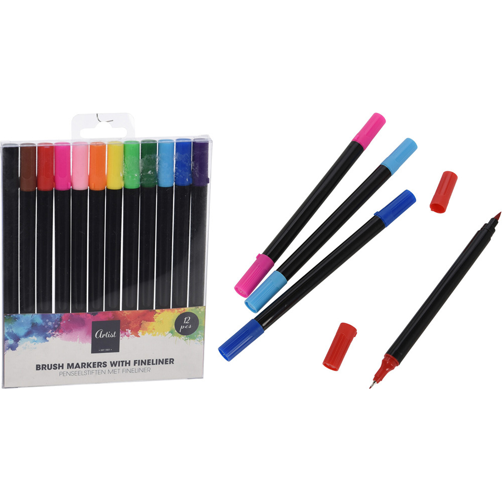artist-brush-marker-with-fineliner-set-of-12-pieces