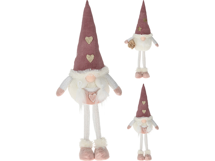 christmas-standing-gnome-plushie-pink-50cm-2-assorted-designs