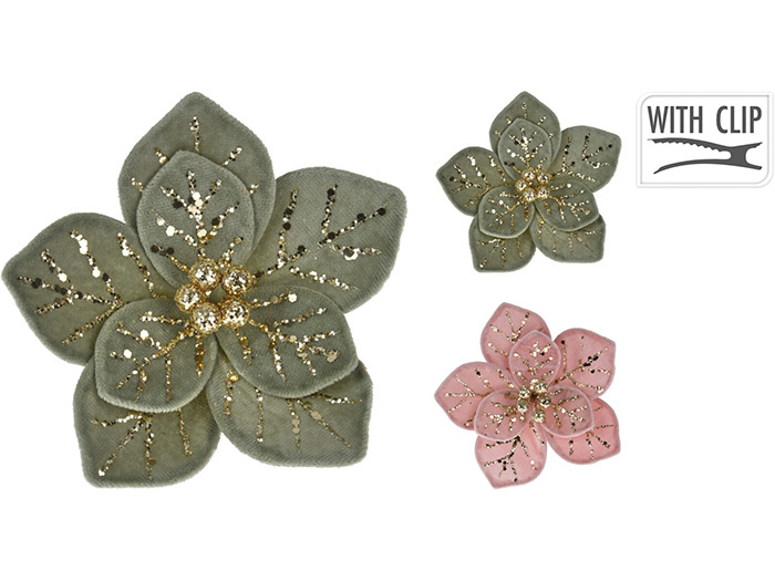 christmas-glitter-flower-on-clip-2-assorted-colours