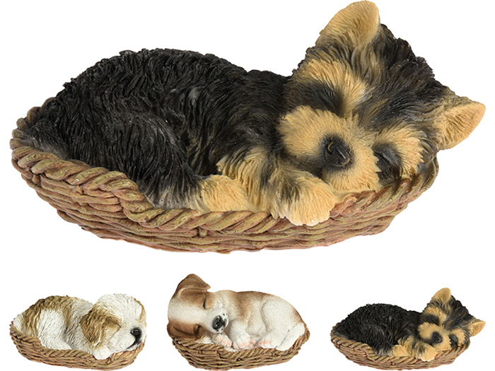 dog-in-basket-polystone-with-3-assorted-types