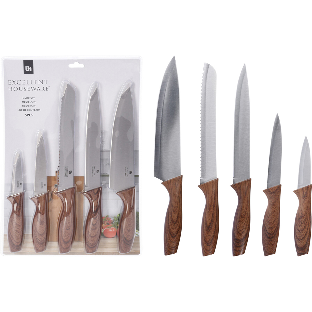 excellent-houseware-knife-set-with-wooden-handle-set-of-5-pieces