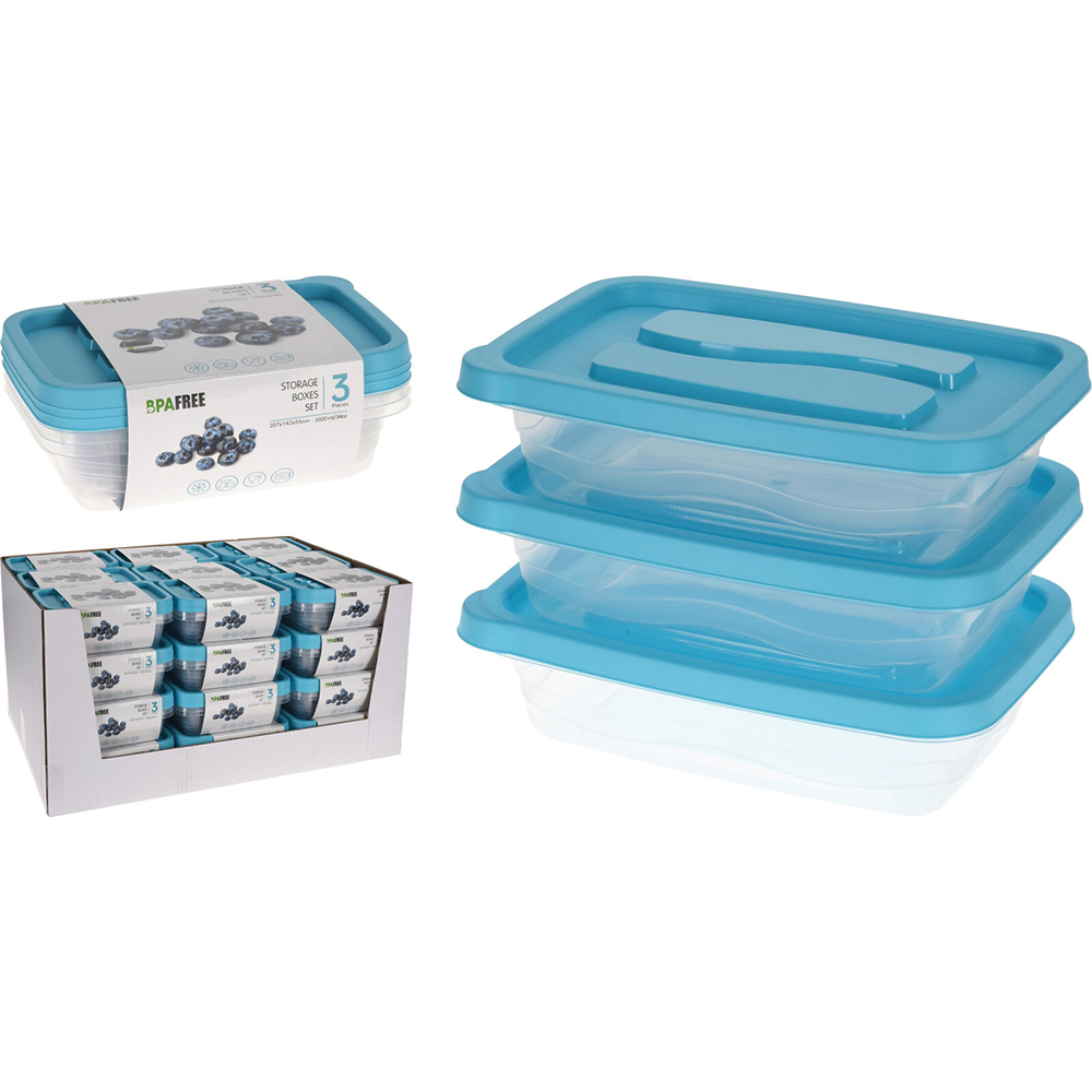 plastic-food-container-blue-1020ml-set-3-pieces