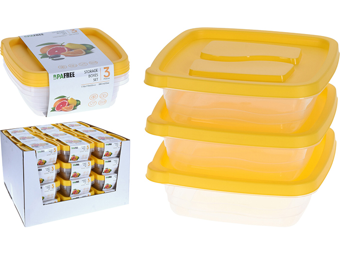 plastic-food-container-yellow-990ml-set-of-3-pieces
