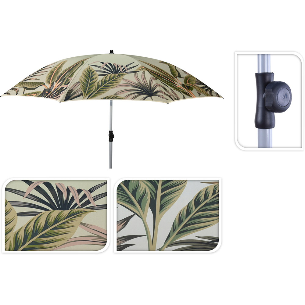 jungle-leaves-beach-umbrella-200cm-2-assorted-colours