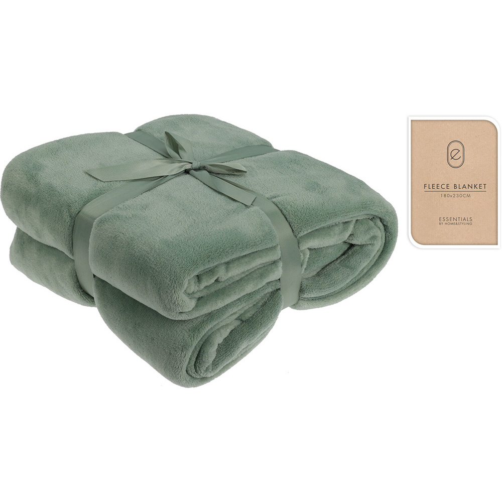 coral-polyester-fleece-blanket-sage-green-180cm-x-230cm