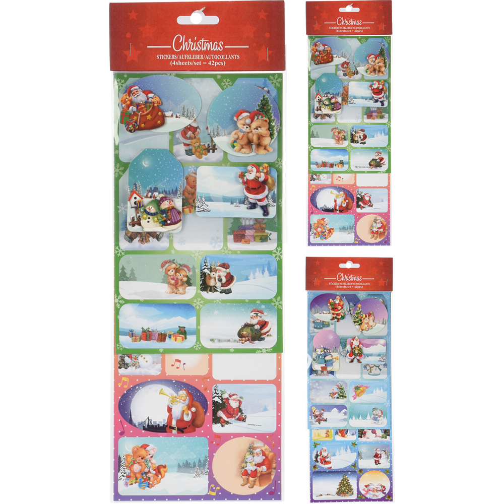 christmas-sticker-gift-tags-pack-of-4-sheets-2-assorted-colours