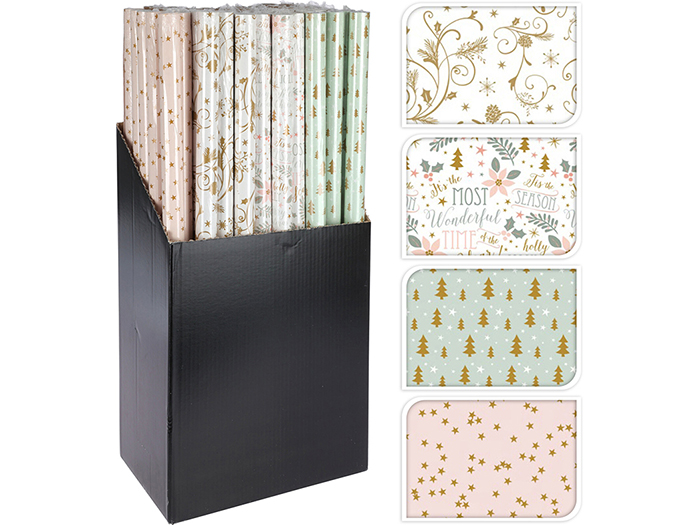 christmas-design-gift-wrapping-paper-roll-70cm-x-200cm-4-assorted-designs