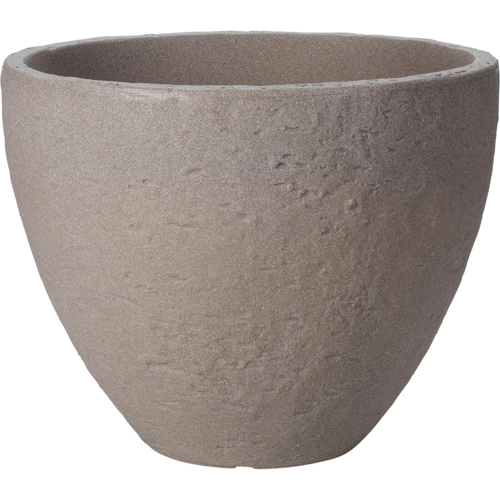 stone-effect-round-flower-pot-taupe-40-×-31cm
