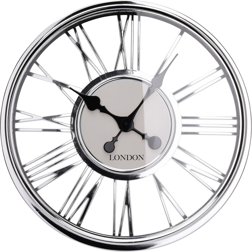 roman-numbers-round-wall-clock-silver-plated-44cm