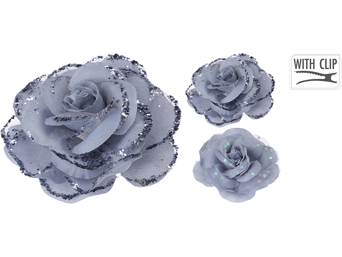 christmas-rose-decoration-on-clip-blue-9cm-2-asssorted-designs