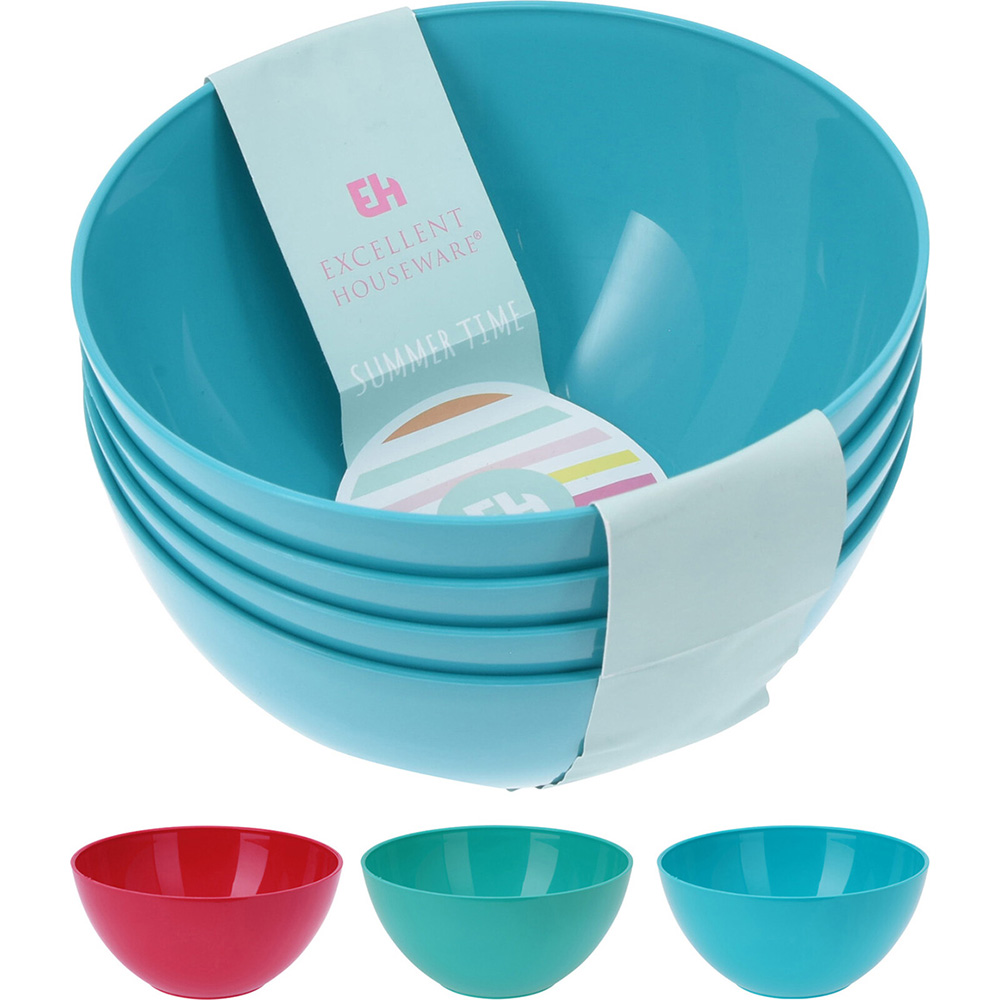 excellent-houseware-plastic-bowl-set-of-4-pieces-13-7cm-3-assorted-colours