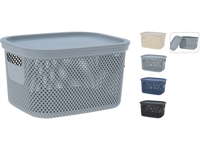 rattan-design-plastic-storage-box-with-lid-6l-4-assorted-colours