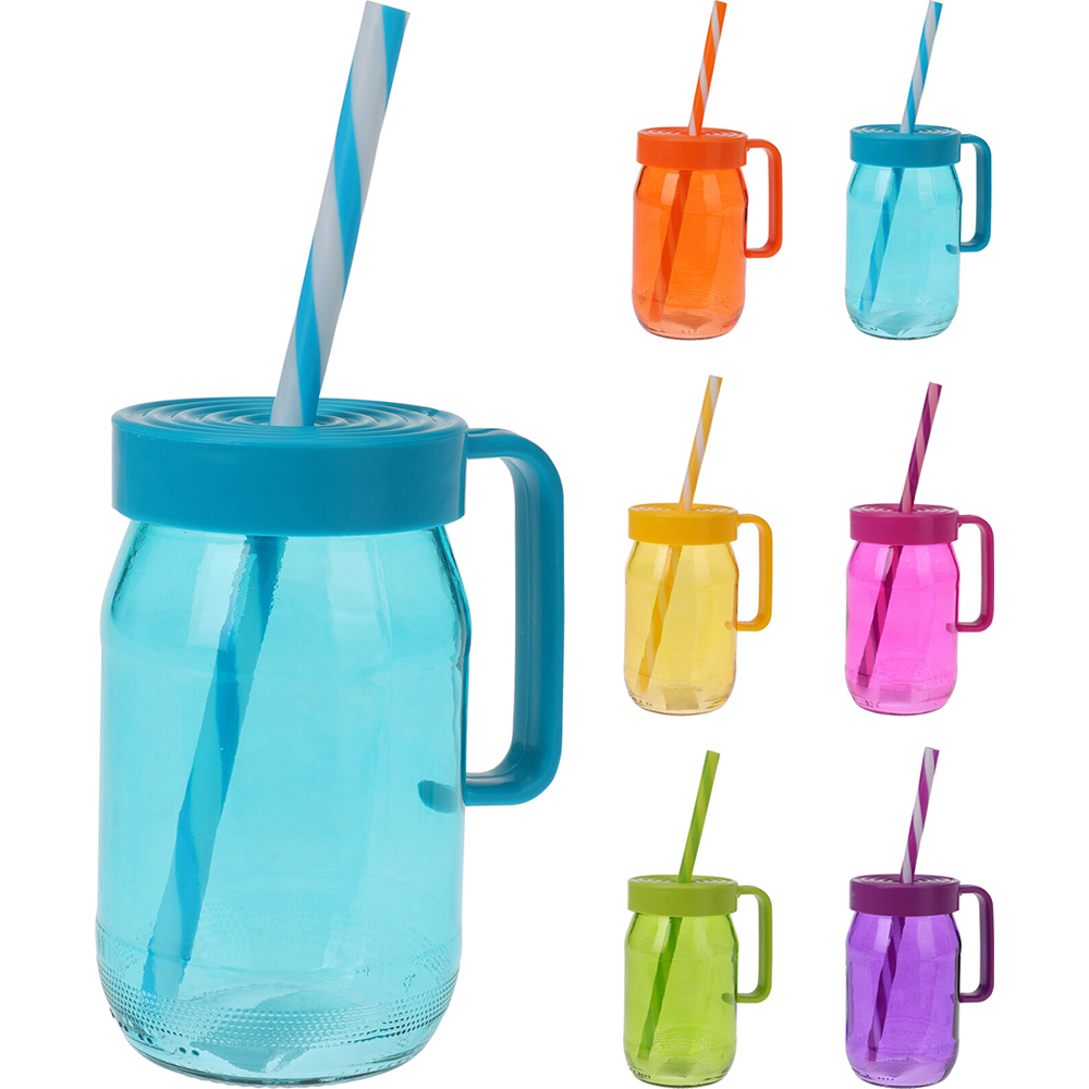 drinking-mug-with-plastic-straw-370ml-6-assorted-colours