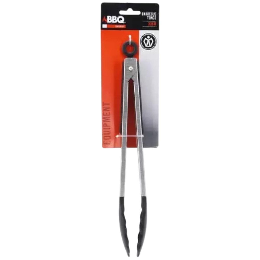 bbq-tongs-33cm-stainless-steel