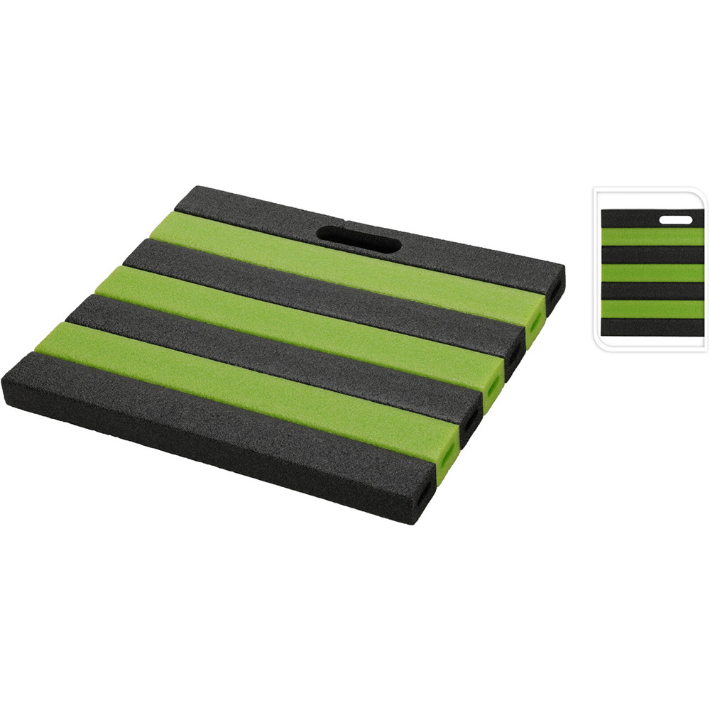 garden-kneeling-pad-black-green-stripes-35cm-x-30cm
