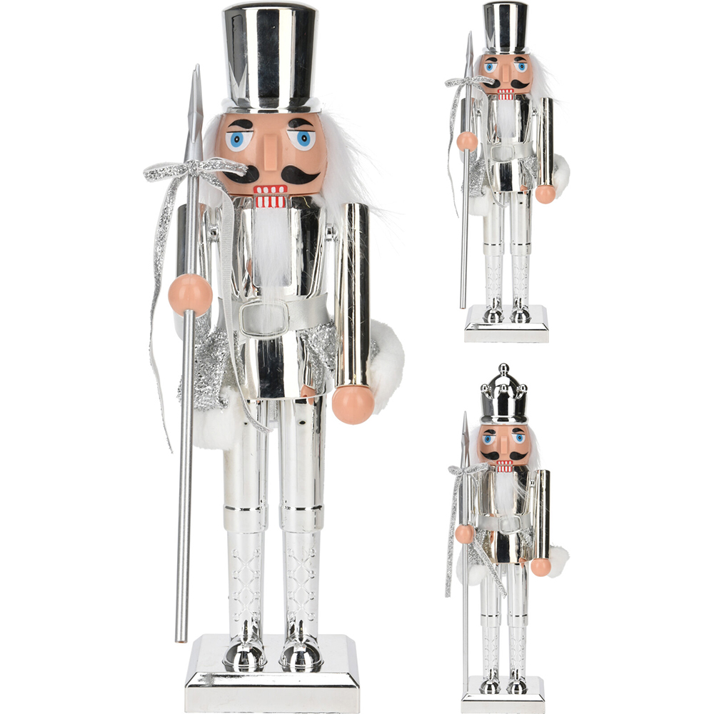 christmas-nutcracker-standing-silver-38cm-2-assorted-designs