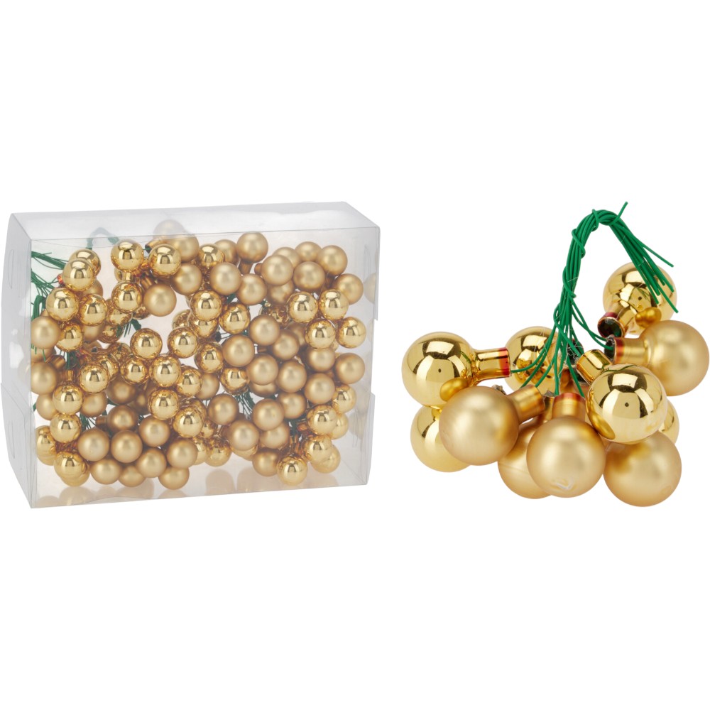 christmas-baubles-round-cluster-of-balls-on-wire-gold-2-cm