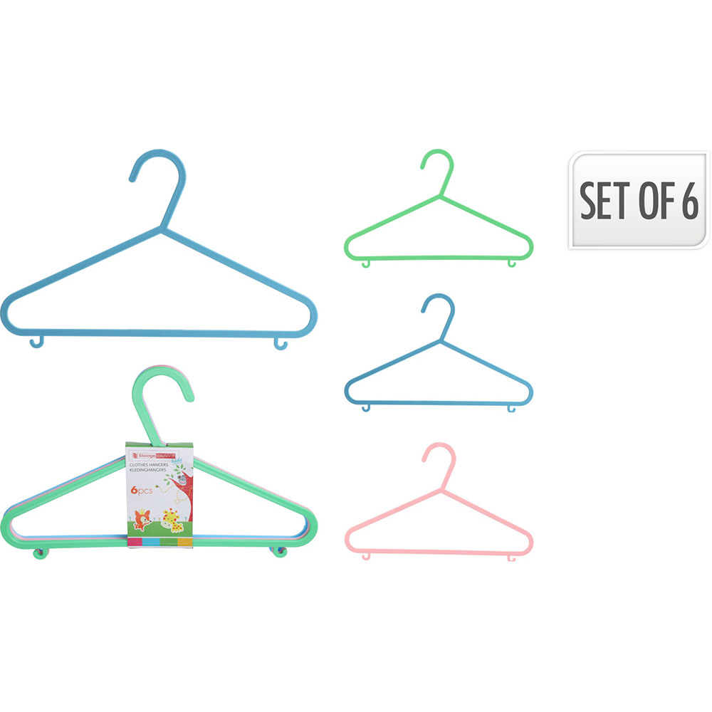 plastic-clothes-hanger-set-of-6-pieces-for-children-multicolour