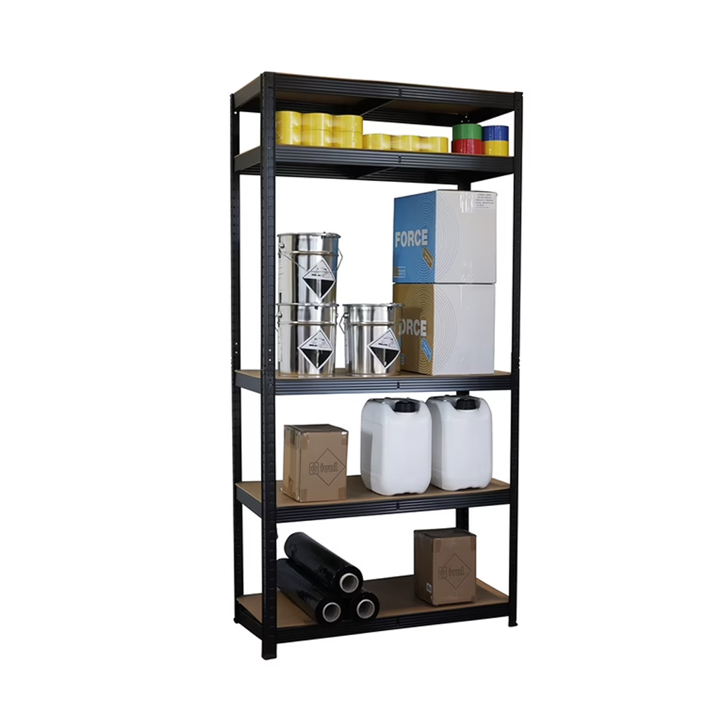 metal-wood-5-shelves-storage-rack-black-90cm-x-180cm