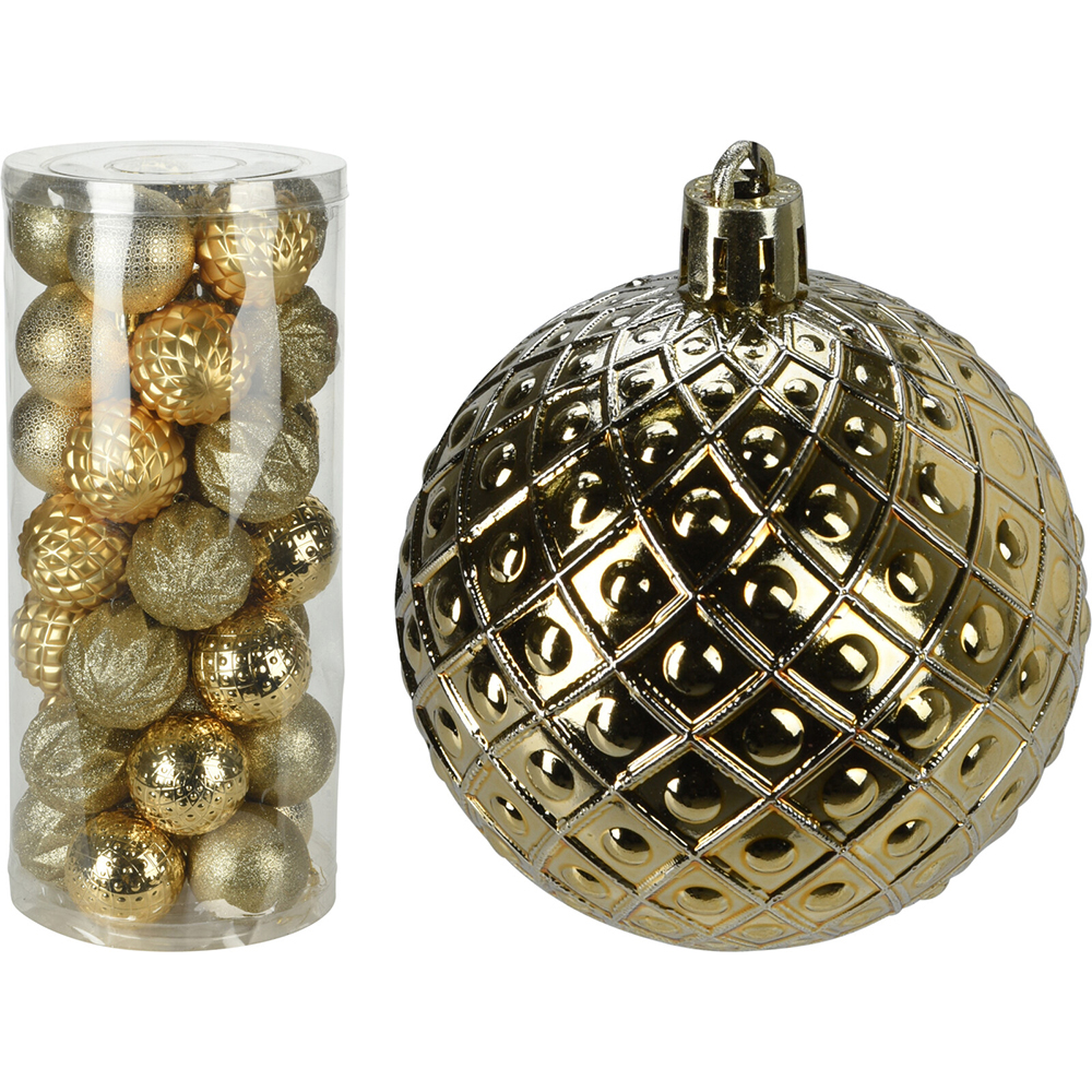 christmas-baubles-set-of-35-pcs-gold-mix-plastic-balls-6-cm