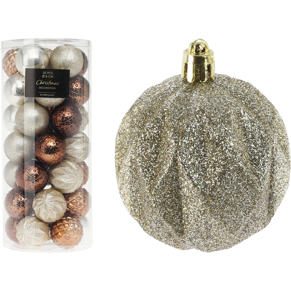 christmas-baubles-set-of-35-pcs-amber-mix-plastic-balls-6-cm