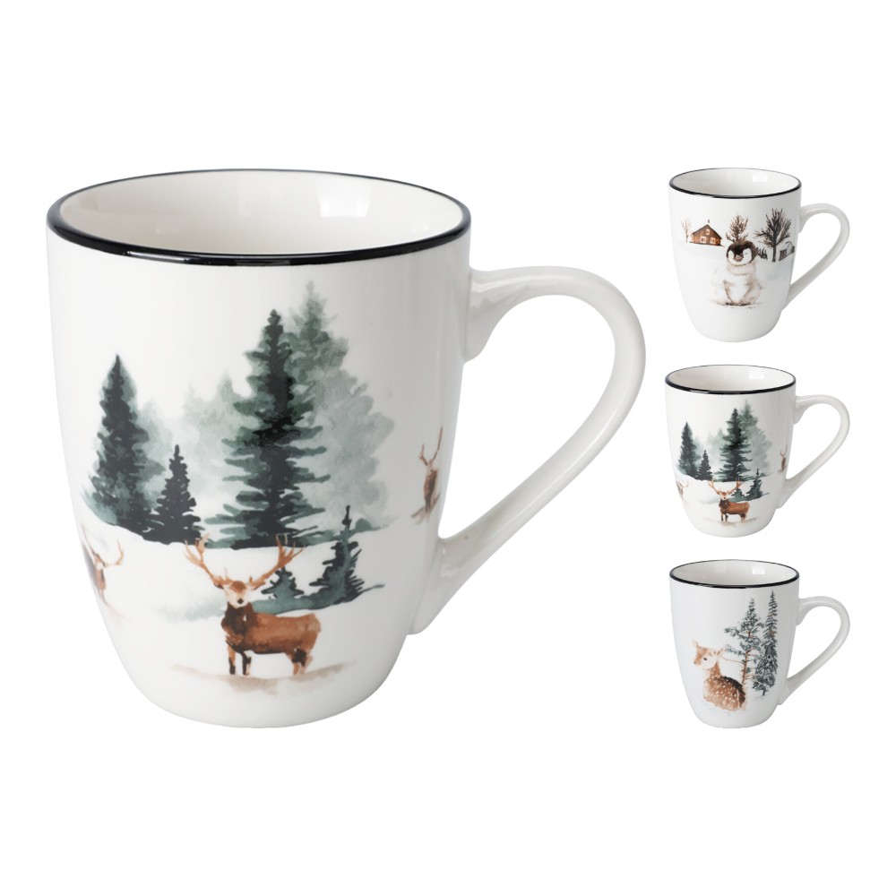 christmas-mug-porcelain-reindeer-320ml-8-5x10cm-3-assorted-designs