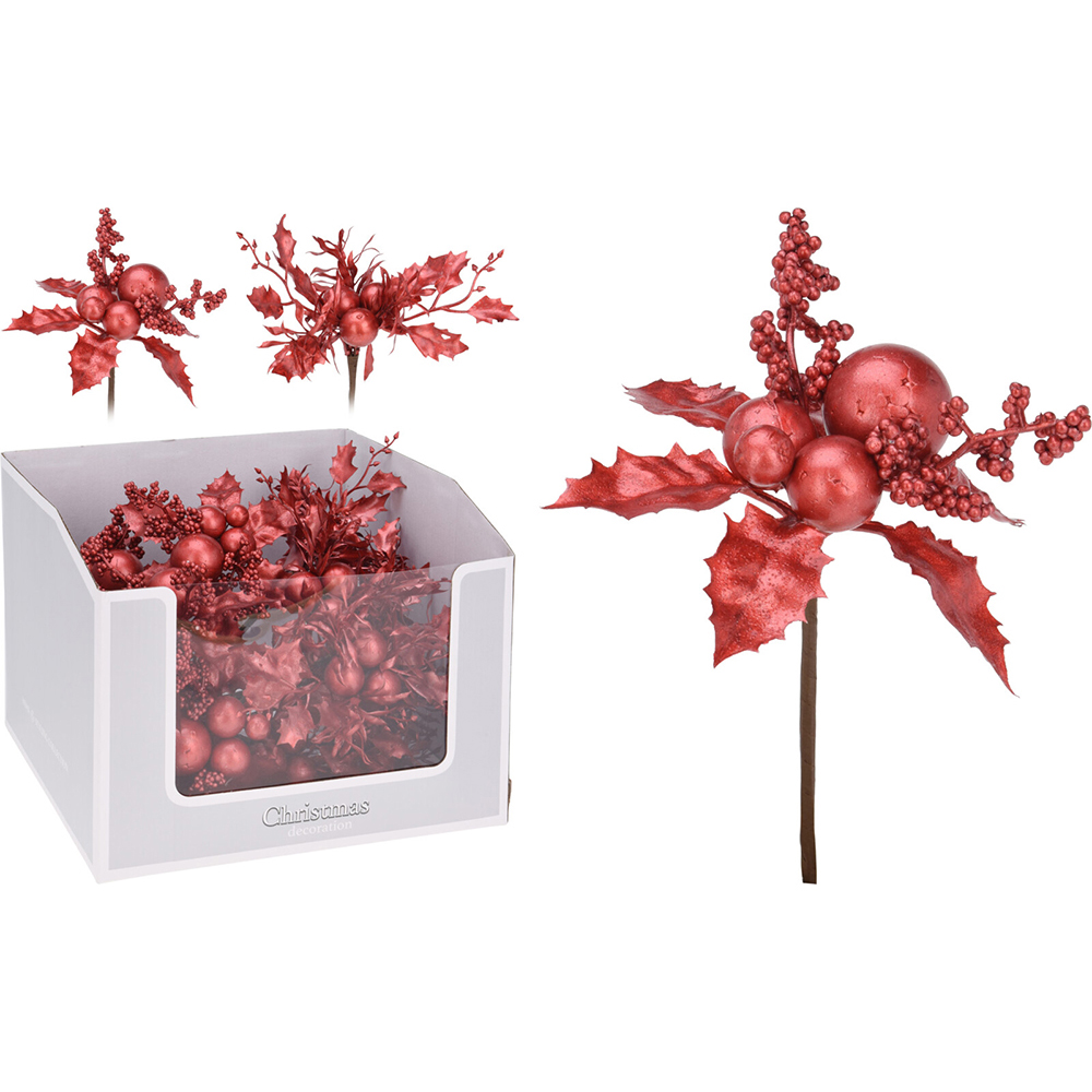 christmas-artificial-flower-on-pick-red-20cm-2-assorted-designs