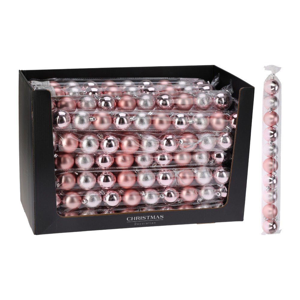 christmas-baubles-set-of-10-pcs-pink-mix-plastic-balls-5-cm